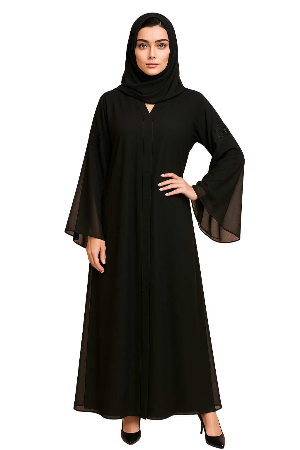 Bell Sleeves Cut dana